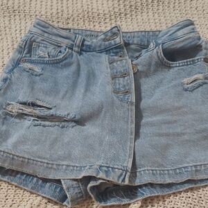 American Eagle Denim Skort 00